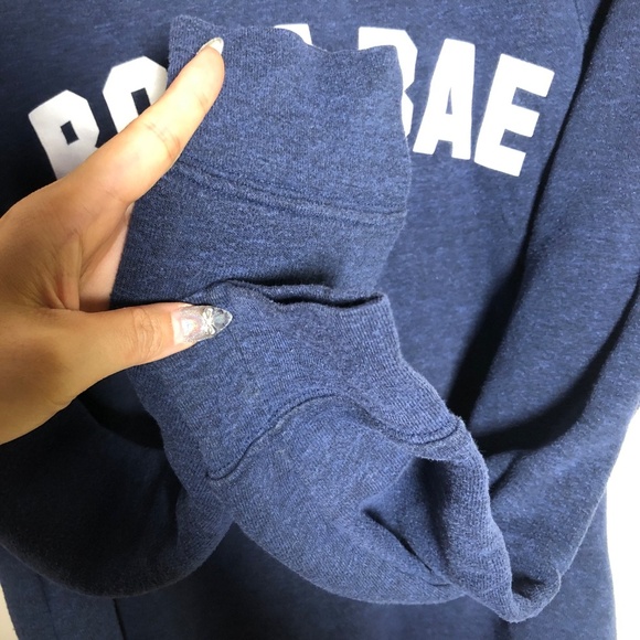 Boba Bae Navy Blue Sweatshirt from Boba Guys - Picture 4 of 7